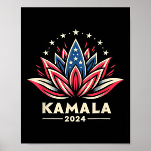 Harris 2024 Präsidentschaftskampagne American Lotu Poster