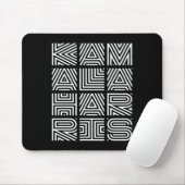 Harris 2024 Quilted Geometry Lettering Mousepad (Mit Mouse)