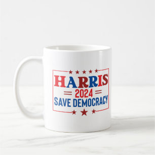 Harris 2024 Rett-Kampagne für Demokratie Kaffeetasse