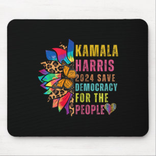 Harris 2024 Rettete Demokratie für das Volk Sunflo Mousepad