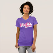 Harris 2024 rosa und Lila farbig T-Shirt (Vorne ganz)