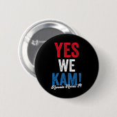 Harris 2024 Support I&#';m mit ihrer Kamala Harris Button (Vorne & Hinten)