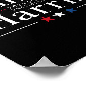 Harris 2024 Vintag Poster (Ecke)