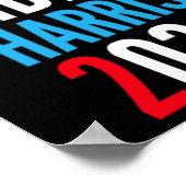 Harris 2024 Wahl 2024 Poster (Ecke)