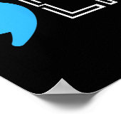 Harris 2024 Wahl Funny Comma Poster (Ecke)