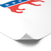 Harris 2024 - Wahl für Kamala W Poster (Ecke)