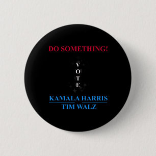 Harris 2024 Wahl - Michelle Obama macht etwas Button