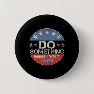 Harris 2024 Wahl - Michelle Obama macht etwas Button