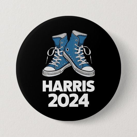 HARRIS 2024 Wahl Präsident Kamala Wahlsieger Button (Vorderseite)