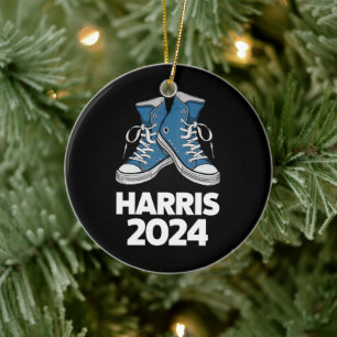 HARRIS 2024 Wähle Präsident Kamala Wahl Sneaker Keramik Ornament