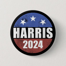 Harris 2024 Wahlknopf Abstimmung Präsident Harris Button