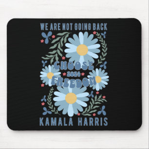 Harris 2024 wählt Freedom Boho Wildblumen aus Mousepad