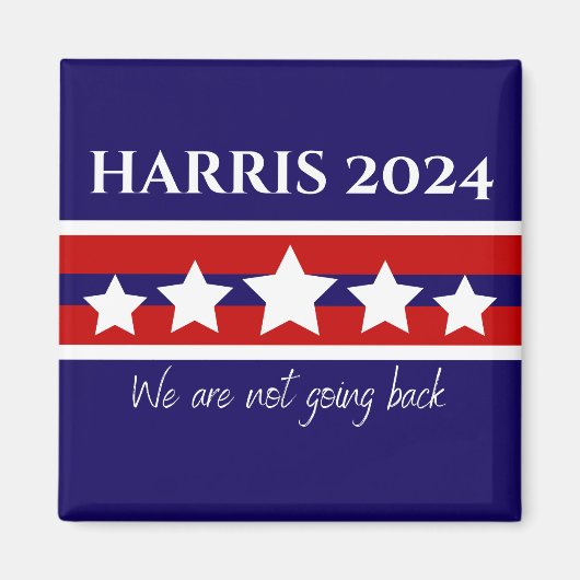 Harris 2024 Wir gehen nicht zurück Magnet (Vorne)