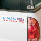 HARRIS 2024 WIR WERDEN NICHT ZURÜCKGEHEN! KAMALA-P AUTOAUFKLEBER (Auf Lkw)