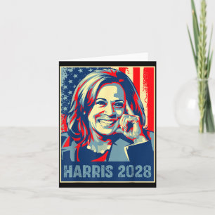 Harris 2028 Wähle Präsidentin Kamala Harris Wahl Karte