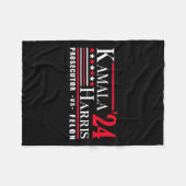 Harris 24 Ankläger Vs Felon Fleecedecke (Vorderseite (Horizontal))