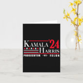 Harris 24 Ankläger Vs Felon Karte (Gelbe Blume)