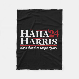 Harris 24 bringt Amerika wieder zum Lachen Fleecedecke