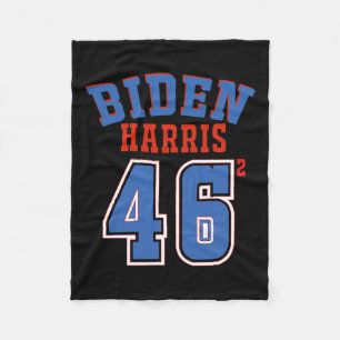 Harris 46 Squared Joe Biden 46. Präsident der USA Fleecedecke