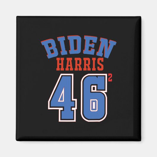 Harris 46 Squared Joe Biden 46. Präsident der USA Magnet (Vorne)