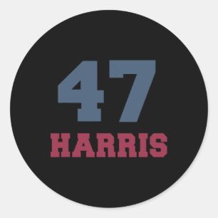 Harris 47 1 runder aufkleber