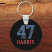 Harris 47 Erste weibliche Präsidentin für Mädchen Schlüsselanhänger (Vorderseite)