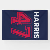 Harris 47 I - Kamala Harris für den Präsidenten Banner (Horizontal)