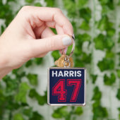 Harris 47 I - Kamala Harris für den Präsidenten Schlüsselanhänger (Hand)