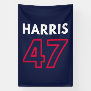 Harris 47 III - Kamala Harris für den Präsidenten Banner