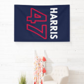 Harris 47 III - Kamala Harris für den Präsidenten Banner (InSitu)