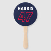 Harris 47 III - Kamala Harris für den Präsidenten Fächer (Vorderseite)