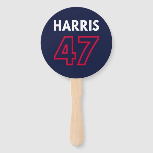 Harris 47 III - Kamala Harris für den Präsidenten Fächer (Vorderseite)