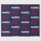 Harris 47 III - Kamala Harris für den Präsidenten Geschenkpapier (Flach)