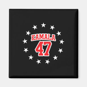 Harris 47. Präsident Red White & amp; Blue Stars D Magnet