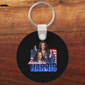 Harris American Flag Bootleg Schlüsselanhänger (Vorderseite)