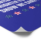 Harris And walz Slogan Poster (Ecke)