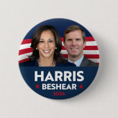 HARRIS BESHEAR 2024 BUTTON (Vorderseite)