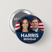 HARRIS BESHEAR 2024 BUTTON (Vorne & Hinten)
