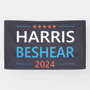 Harris Beshear 2024 Kamala Harris Democrat Banner