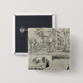Harris Bldg, New London, Conn Button (Vorne & Hinten)