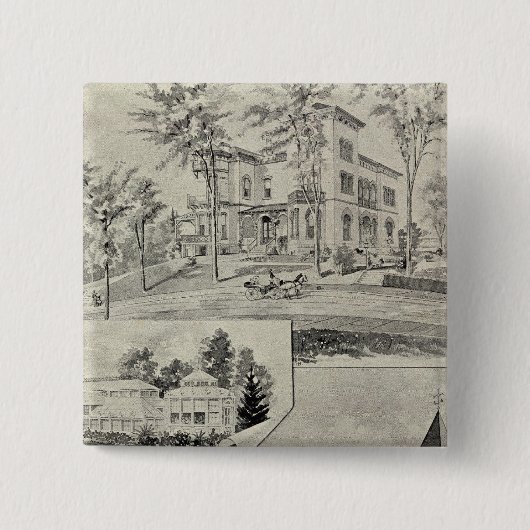 Harris Bldg, New London, Conn Button (Vorderseite)