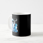 Harris Blue Cats Wave Kamala Funny für Katzen Lieb Kaffeetasse (Vorderseite Links)
