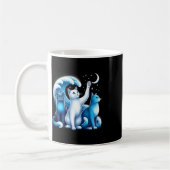 Harris Blue Cats Wave Kamala Funny für Katzen Lieb Kaffeetasse (Links)