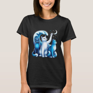 Harris Blue Cats Wave Kamala Funny für Katzen Lieb T-Shirt