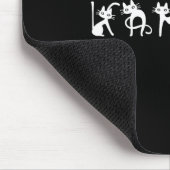 Harris Cat Lettering Positiv Mousepad (Ecke)