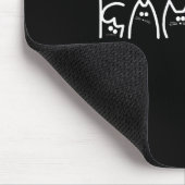 Harris Cat Lettering Positive1 Mousepad (Ecke)