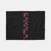 Harris Cat Lettering Positive Funny 13 Fleecedecke (Vorderseite (Horizontal))