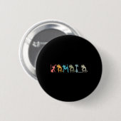 Harris Cat Lettering Positive Funny Button (Vorne & Hinten)
