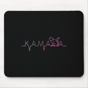 Harris Cat Lettering Positive Lustiger Katzenliebh Mousepad