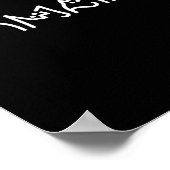 Harris Cat Lettering Positiver Witz 11 Poster (Ecke)